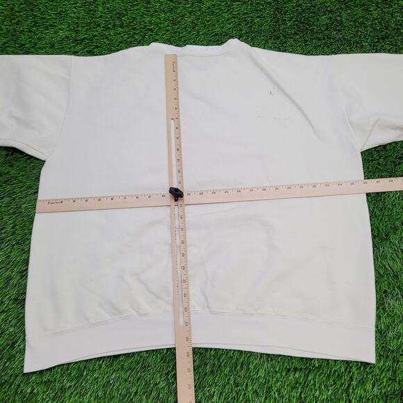 Vintage Maui Sunflower Sweatshirt Women L 26x25 Baggy USA - Picture 4 of 16